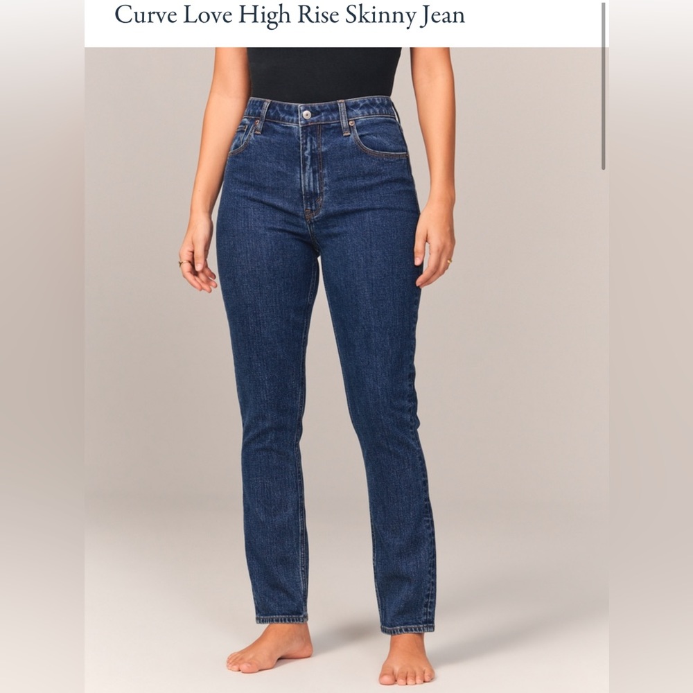 Abercrombie & Fitch Skinny High Rise Curve Love Jeans